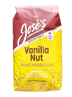 美国JOSE'S香草味重度烘焙咖啡豆
