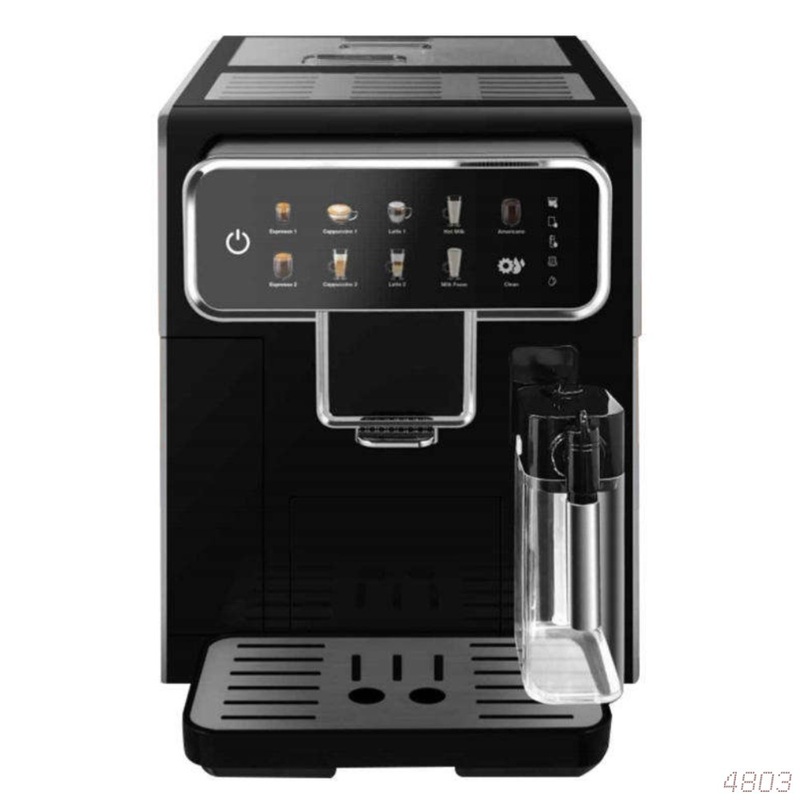 跨境全自动三合一咖啡机磨豆带奶缸打奶泡bean to cup意式咖啡机