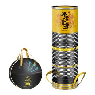 新款鱼护涂胶鱼护网双圈卡边护垂钓用品活鱼袋鱼护包装鱼台钓渔护