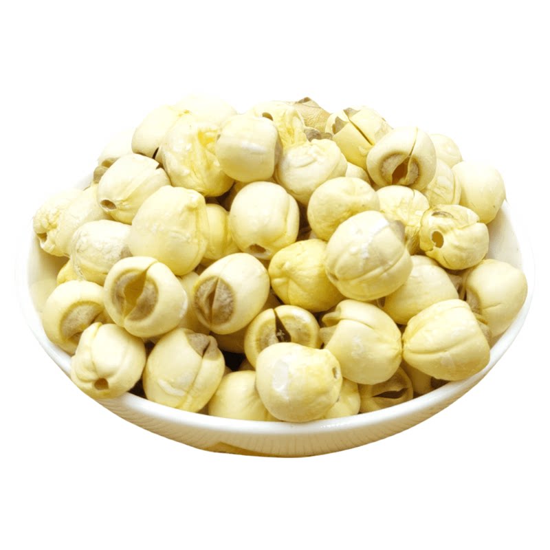 新货去芯白莲子红莲子手工货