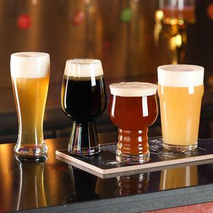 高颜值水晶玻璃杯子大容量酒吧家用可乐简约批发套装 啤酒杯杯专用