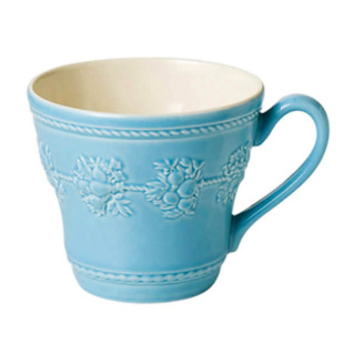 韦奇伍德Wedgwood立体浮雕马克杯礼盒装日本进口陶瓷纯色咖啡杯子