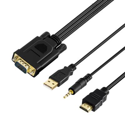 hdmivga高清连接线vja显示屏视频