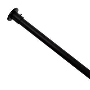 黑色挂衣杆不锈钢管衣通杆烤漆衣橱横杆浴帘杆阳台卫生间晾衣杆架