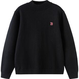 巴拉巴拉儿童针织衫男童女童高领毛衣秋冬季新款中大童套头打底衫