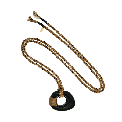 LAZYCIRCLES大号环扣编织毛衣链