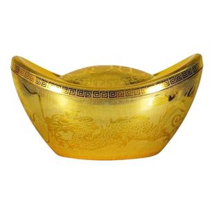 仿真金元宝摆件塑料空心小小财神金元宝舞蹈道具儿童跳舞专用手持