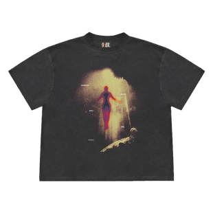 Airborne Angels 美式街头潮牌短袖t恤复古高街hiphop嘻哈上衣