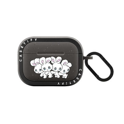 CASETiFY foxy illustrations 适用于Airpods Pro 2代超强韧防摔耳机保护壳 黑色耳机壳