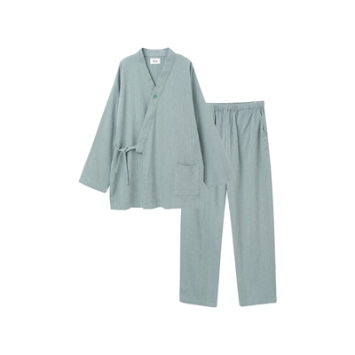 松永汉服日式全棉情侣睡衣家居服