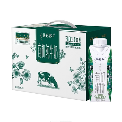 蒙牛特仑苏有机纯牛奶250ml*10盒