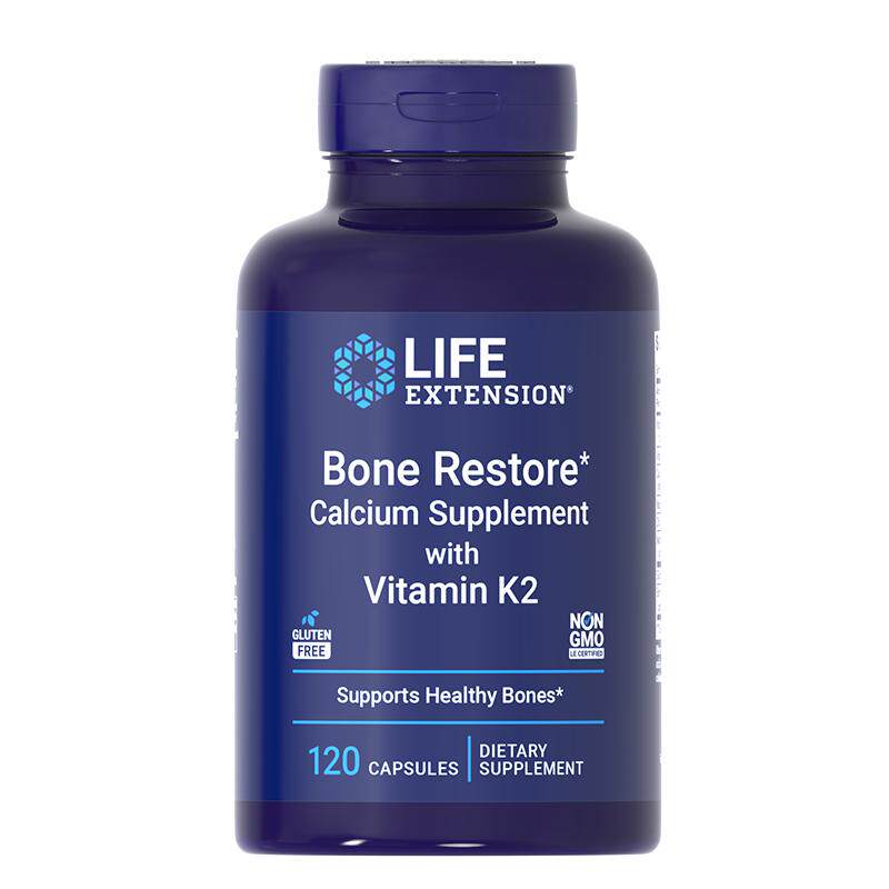 沿寿LIFE骨骼营养品D3K2骨胶MK7成人中老年钙片维生素镁锌矿物质