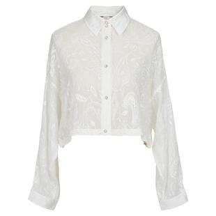 JAN AN NO 简爱诺女士衬衫宽松镂空蕾丝设计感上衣夏季J2320007SY