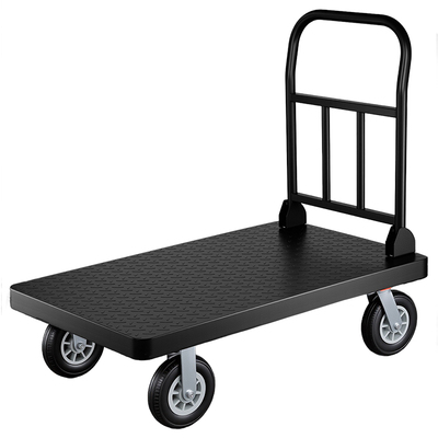 加厚钢板平板车搬运车折叠小推车