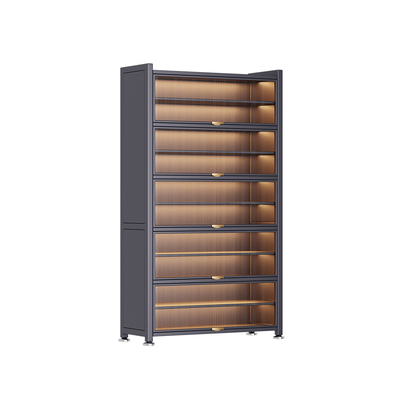 多功能家用钢制防尘鞋柜