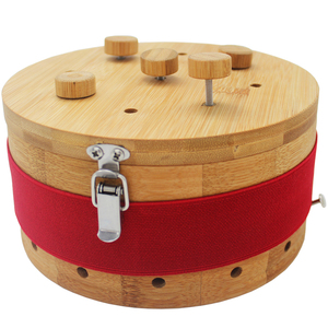 艾我康艾灸盒罐木制腹部宫寒竹制艾灸罐随身灸家用妇科艾条温灸器