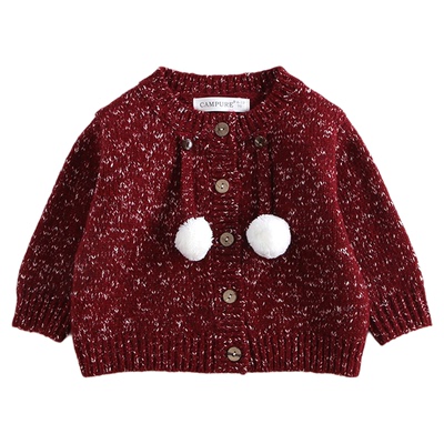 小女孩洋气国风毛衣开衫