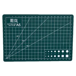 卡洛顿A3A4切割垫板手工垫手帐账写字考试卷画画美工作台pvc学生裁纸防割a5软桌垫绿色双面刻度模型雕刻板diy