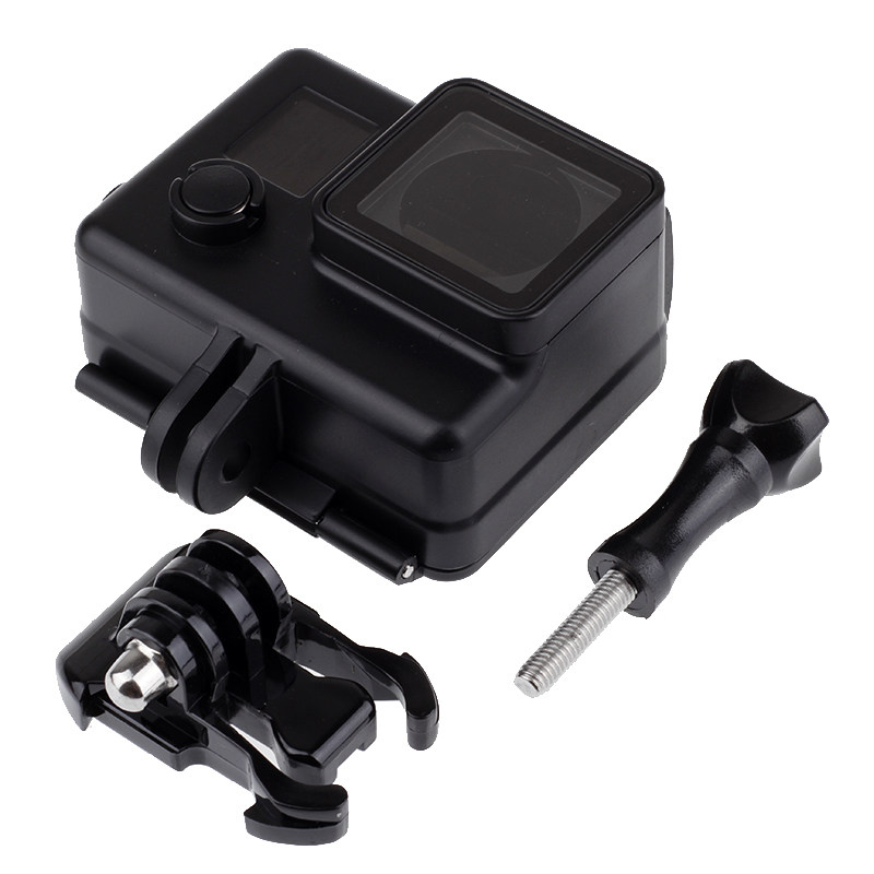 适用于gopro配件hero4 hero3+ hero3通用潜水黑金刚防水壳 保护壳