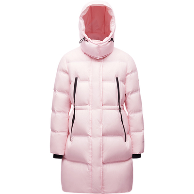 谢可寅90绒面包服中长款羽绒服