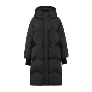 宛宛大码胖MM羽绒服女长款韩版加厚白鸭绒过膝宽松冬季新款外套潮