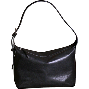 【外贸款】藏皮客头层牛皮植鞣包包女2025新款极简风腋下包HOBO包