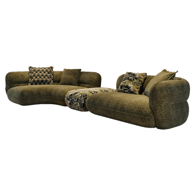 纳威法式复古风沙发异形转角客厅家用网红波波球广东佛山2026新款