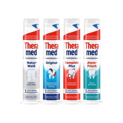 THERAMED清新口气美白护龈牙膏