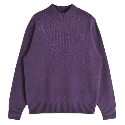 秋冬新款羊绒衫女中年妈妈