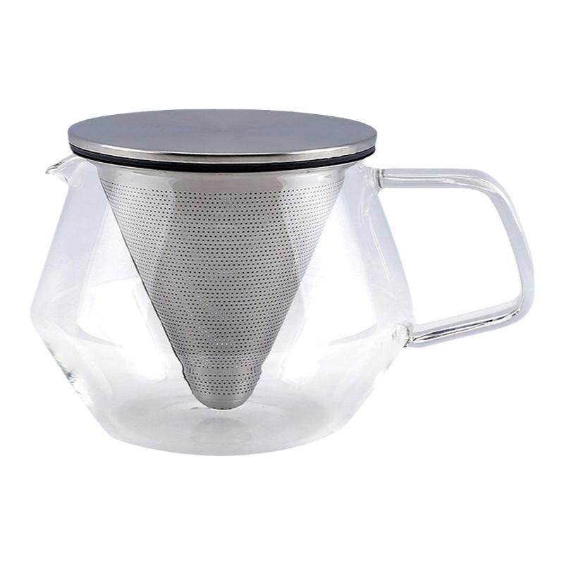 顺丰包邮日本进口KINTO CARAT大号玻璃泡花茶壶耐高温带过滤壶850