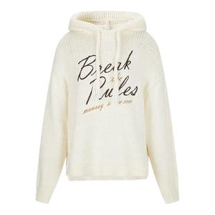 【赵露思同款】MOUSSY 秋季新品甜酷字母毛针织衫028IAZ70-1028