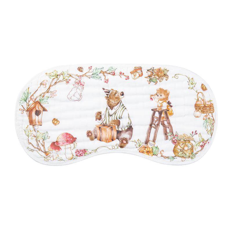 婴儿云片枕纯棉透气吸汗平枕纱布拍嗝巾0到6个月初生宝宝枕头四季