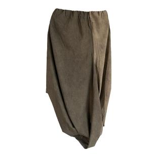 扭转结构~文艺风半身裙 原创小众立裁拼色半裙夏季裙子 InchLim