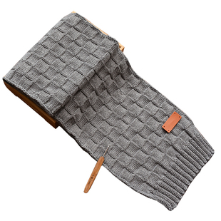 纯手工编织围巾成品纯羊毛线diy针织男女圣诞情人节生日新年礼物