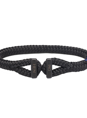 荷兰pig hen手链手绳男手环船绳潮牌情侣手链潮流男手绳男手链