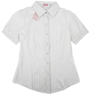 雪纺白衬衫女2022夏装新款大码短袖半袖工作服工装衬衣职业女装ol