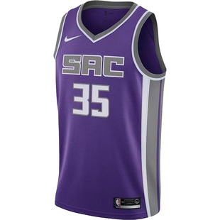 Nike/耐克正品国王队巴格利男子篮球运动印花球衣864507-519