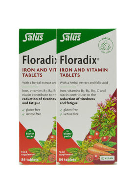 2盒27年6月德国Floradix铁元片剂