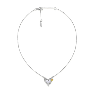 KLINKLIN原创设计爱心项链女珍珠锁骨链高级感轻奢韩版双层叠戴