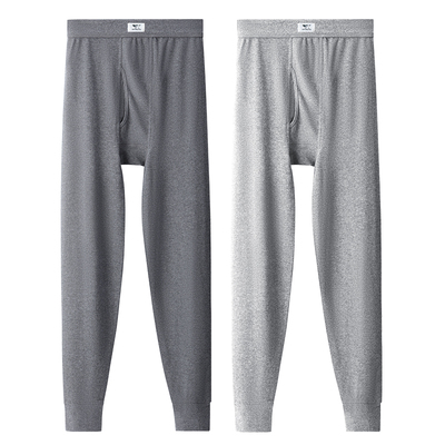 七匹狼男士秋裤男纯棉薄款保暖裤100%全棉衬裤秋冬季棉毛裤贴身