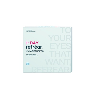 Refrear UV Moisture38日抛 1-DAY 透明片 隐形眼镜正品