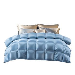 富安娜羽绒被冬厚被四季被保暖鸭绒被子单人学生宿舍双人加厚被芯