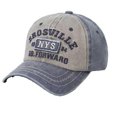 户外帽子牛仔帽男女水洗