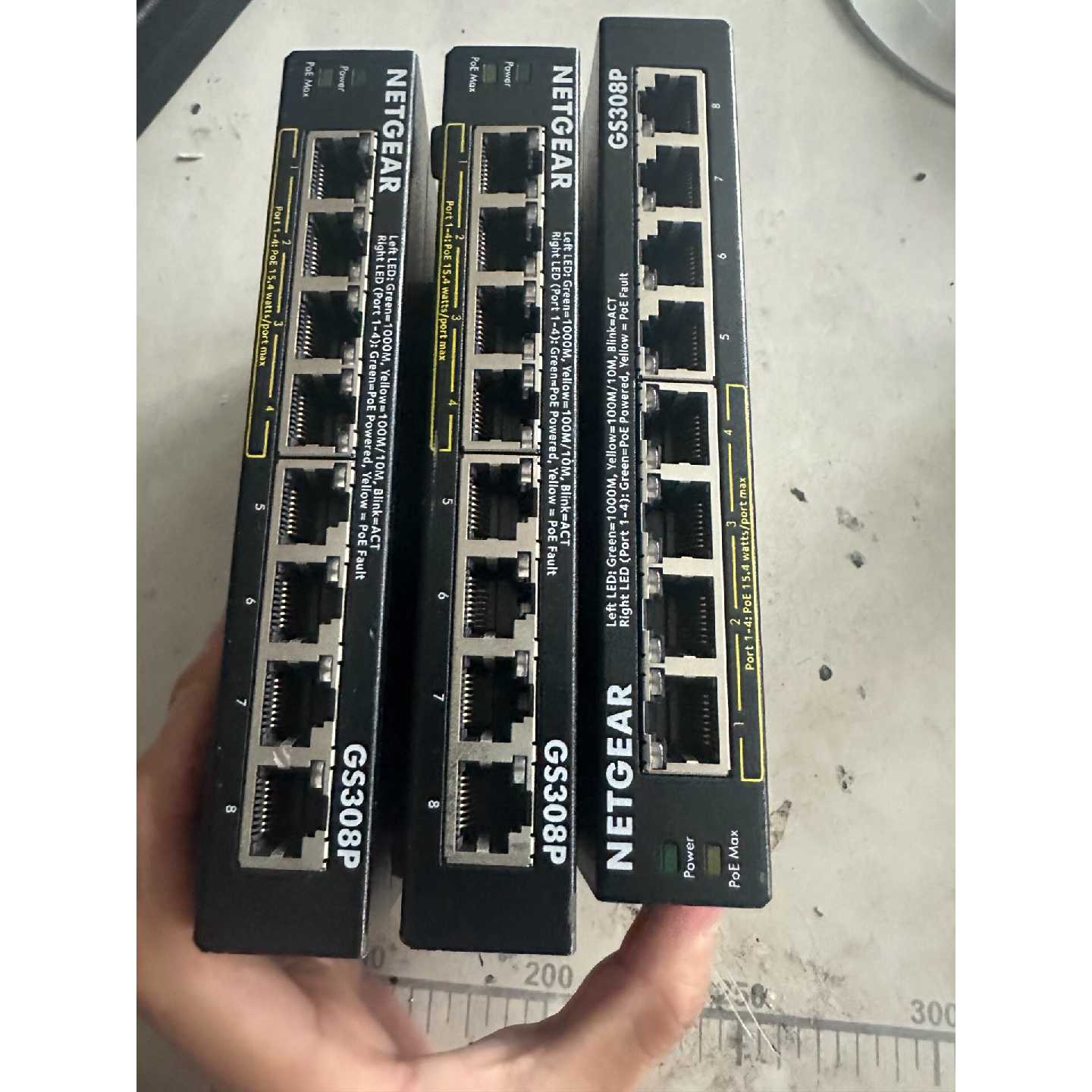 美国网件NETGEARGS308P8口4口POE交换机