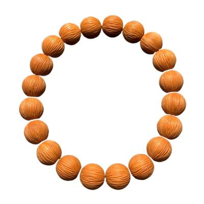 正圆拉丝猴头核桃手串