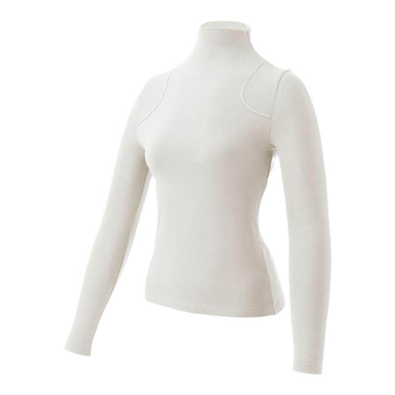 内茵保暖内衣高领打底衫女士内搭带胸垫美雅碧秋冬亲肤肌底上衣