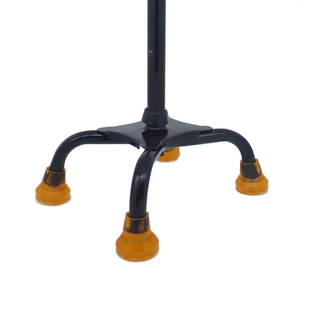 四脚拐杖橡胶头脚垫手杖防滑牛筋胶套皮三脚套静音配件大小角底座