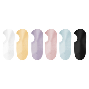 一只鱼船袜女款夏季薄款防臭吸汗透气抗菌船袜防滑不掉跟休闲袜子