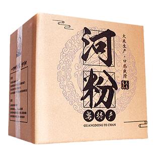 三通食品正宗广东河粉整箱装包邮方便速食东莞米粉干炒牛河湿宽粉