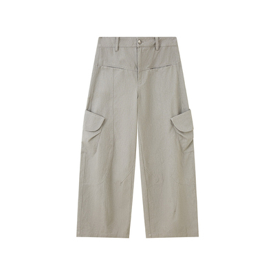 背带裤连体裤阔腿裤高腰宽松新款